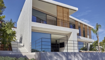 Resa Estates Ibiza koop sale Cala Moli villa seaviews modern bedroom villa main house.jpg